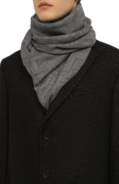 Шарф из шерсти и шелка FENDI, арт. FXS726/APW7/F0QA2, фото 2