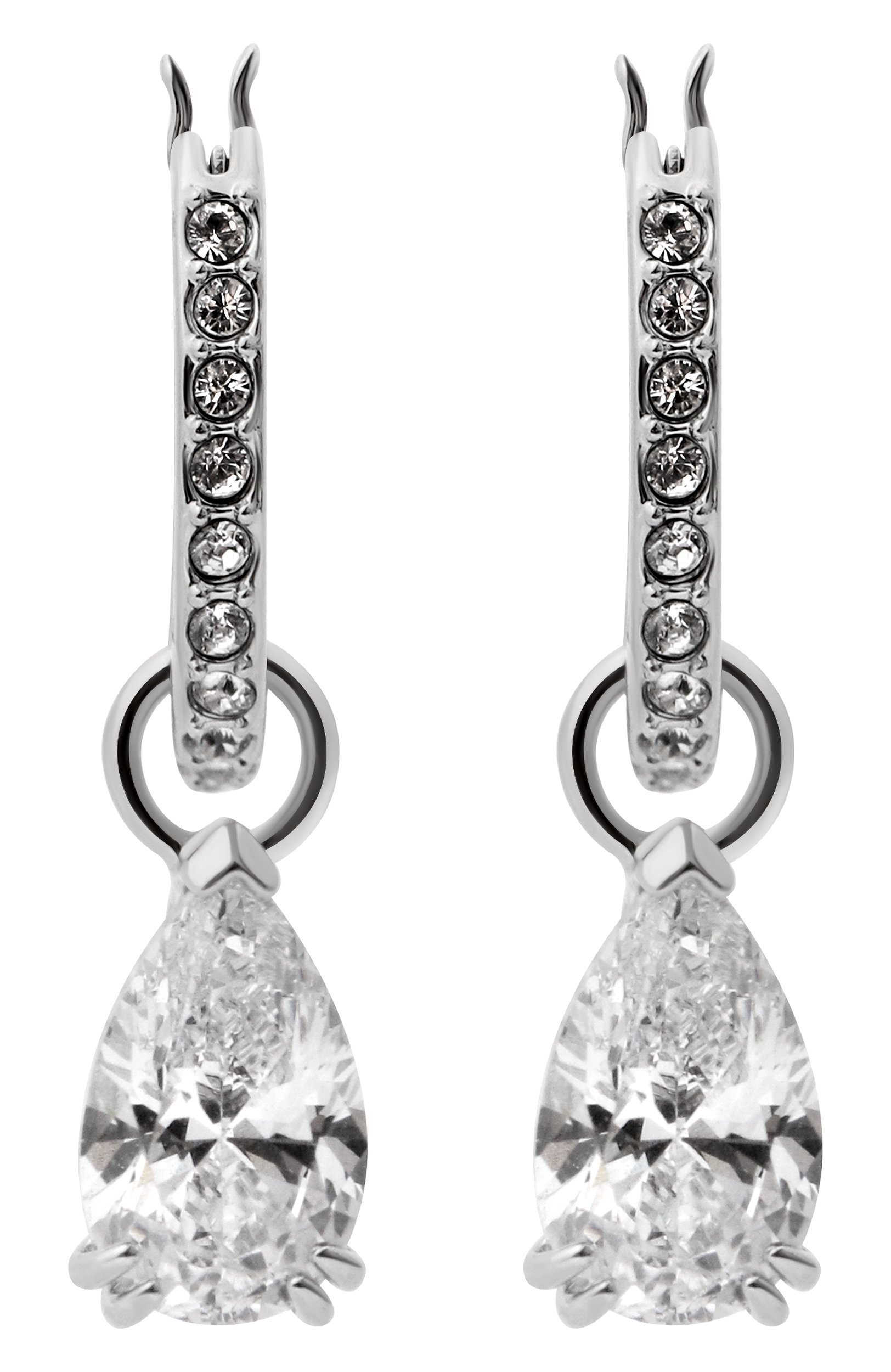 Серьги millenia SWAROVSKI серебряного цвета по цене 18350 руб., арт. 5636716, фото 1 Серьги millenia SWAROVSKI, арт. 5636716, фото 1