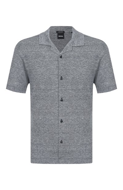 Мужская рубашка изо льна и хлопка BOSS, арт. 50559165