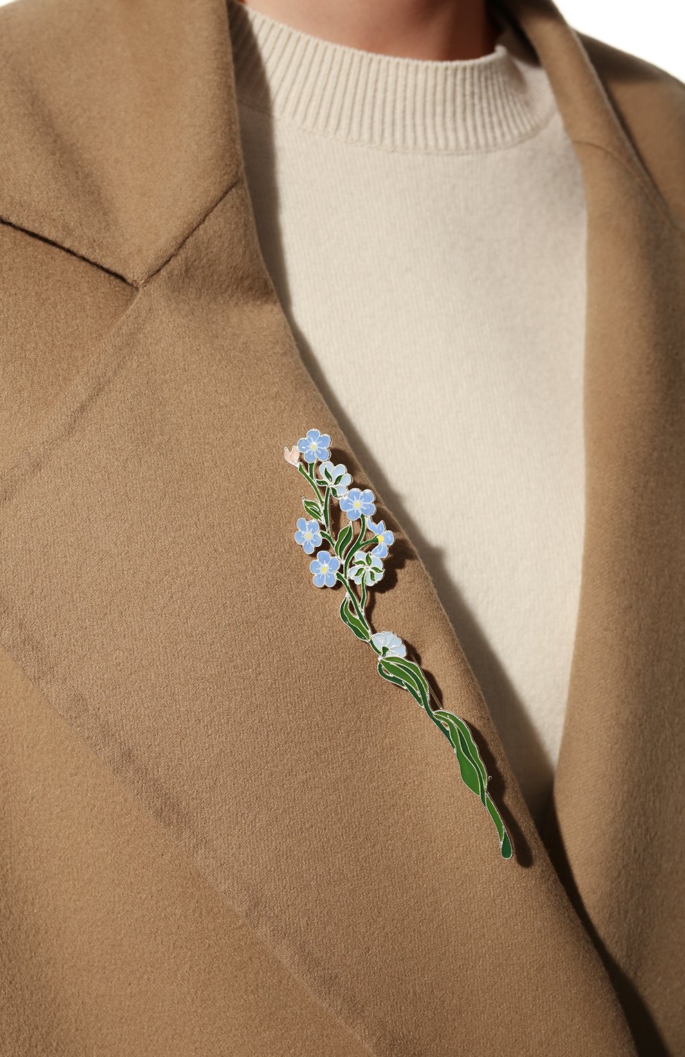 Брошь незабудки РУССКИЕ САМОЦВЕТЫ, арт. 41464, фото 2