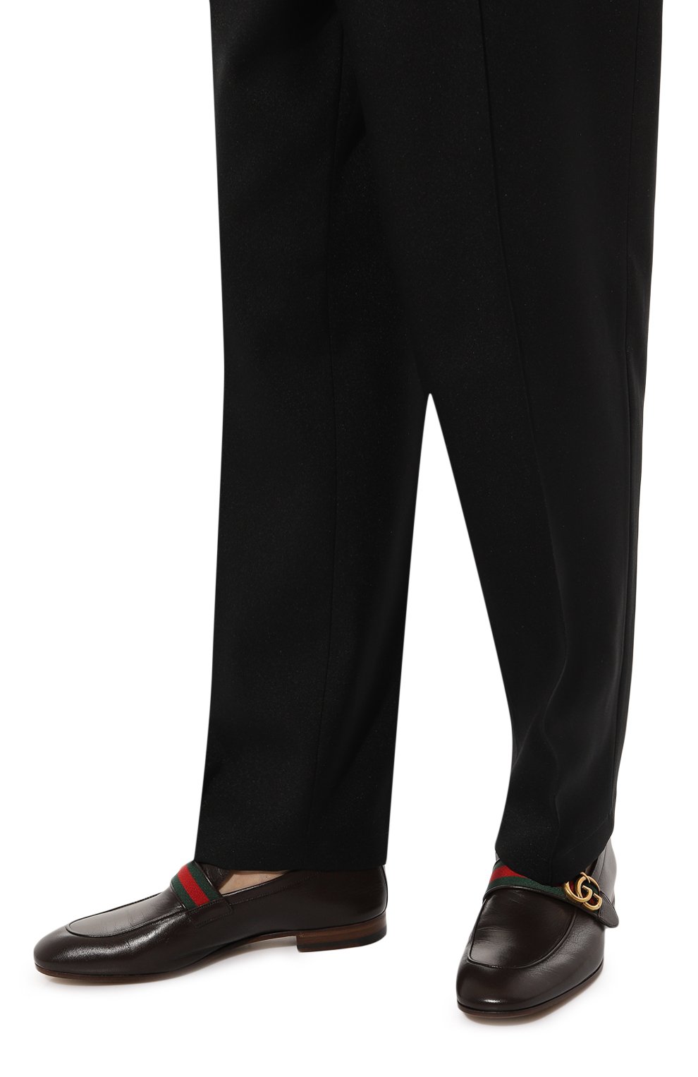 Кожаные лоферы GUCCI, арт. 428609 D3VN0, фото 3
