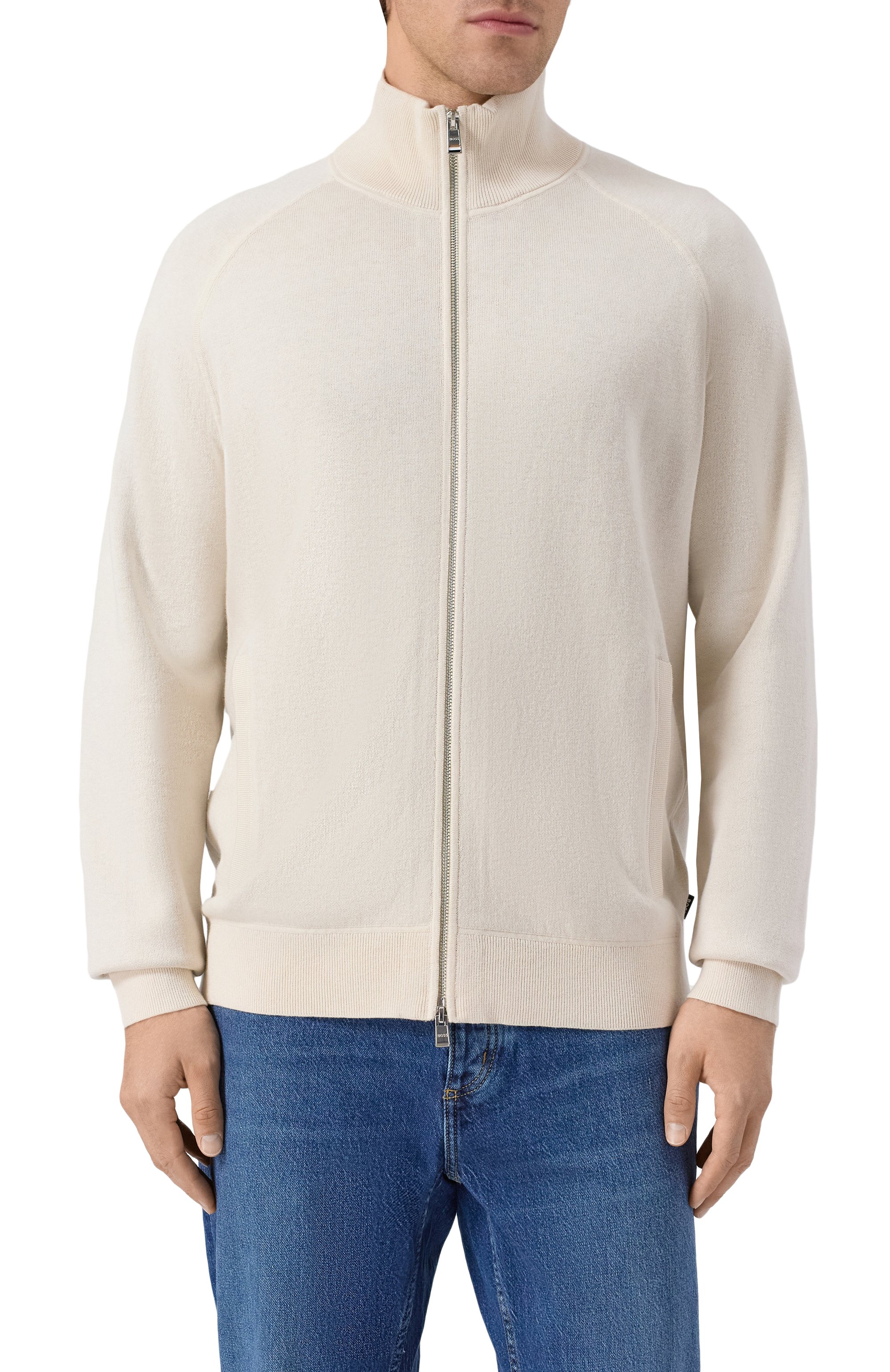 Кардиган из хлопка и шерсти BOSS, арт. 50543150, фото 3