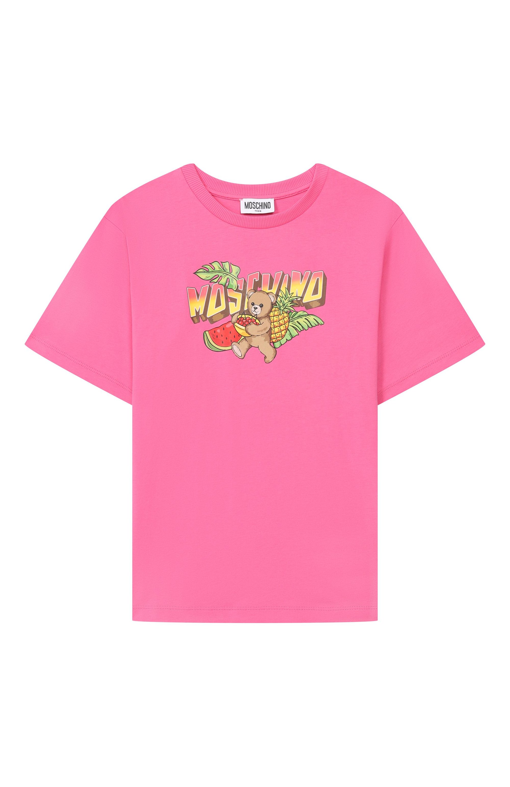 Хлопковая футболка MOSCHINO, арт. HJM060/LAA23_001, фото 1