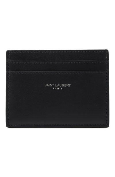 Мужской кожаный футляр для кредитных карт SAINT LAURENT, арт. 375946/0U90E