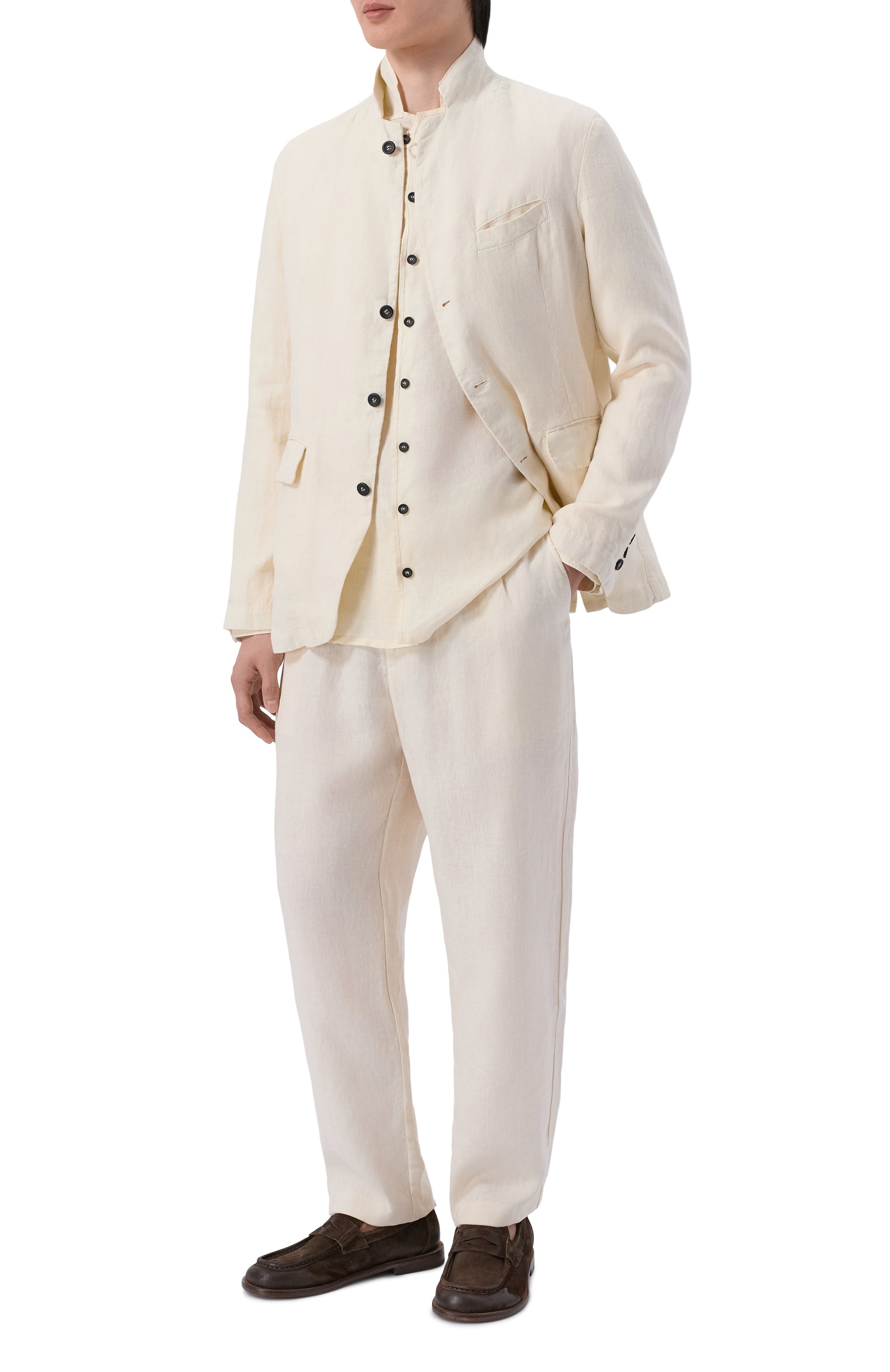 Льняные брюки HANNES ROETHER, арт. PA21PER.602, фото 2