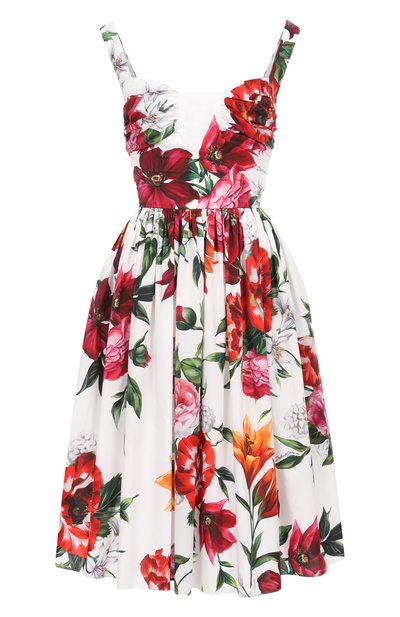 Женское хлопковое платье DOLCE & GABBANA, арт. F6TVJT/HS5TQ