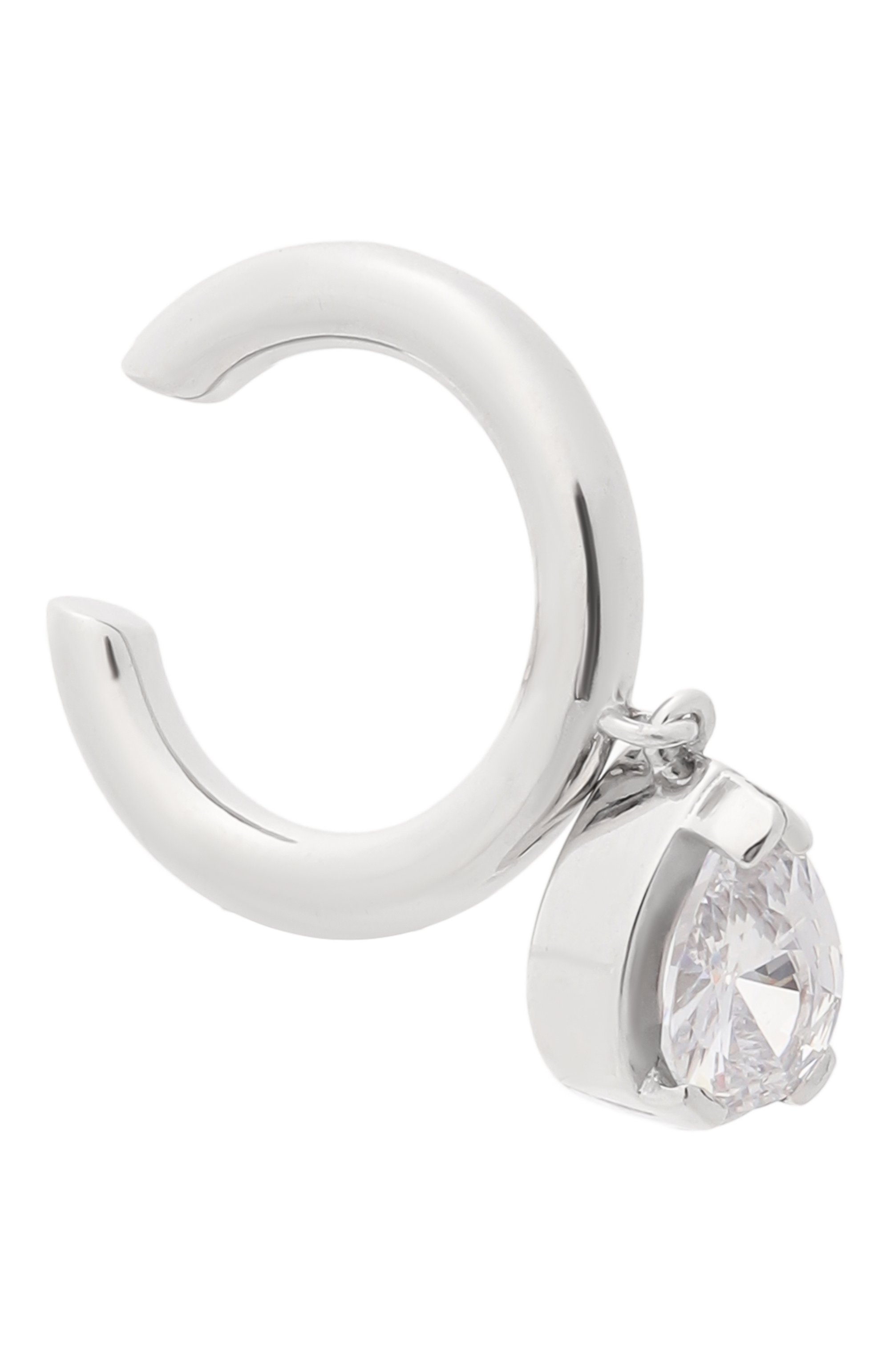 Кафф crystal thorn BLUEJAY серебряного цвета по цене 5940 руб., арт. BK78-CB, фото 3 Кафф crystal thorn BLUEJAY, арт. BK78-CB, фото 3