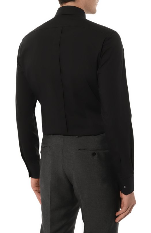 Хлопковая сорочка Dolce & Gabbana G5EJ0T/GG826 Чёрный  G5EJ0T/GG826 Фото 5