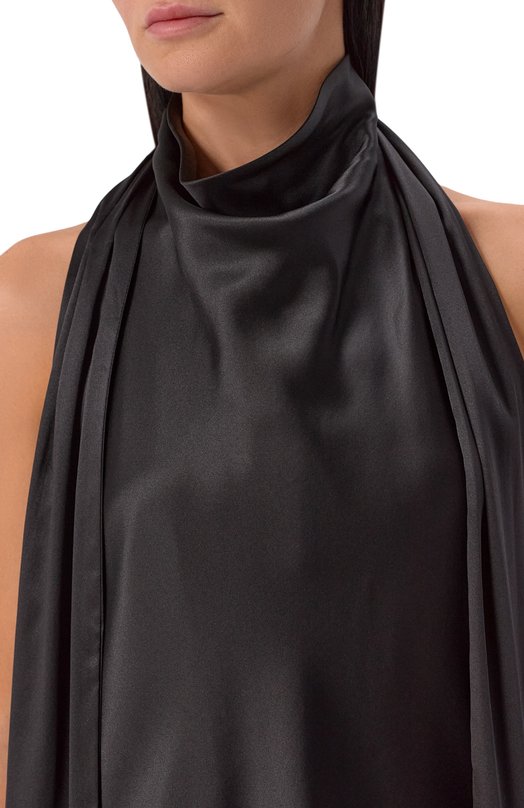 Атласный топ Nina Ricci 25ACT0022/VI0530 Чёрный  25ACT0022/VI0530 Фото 5