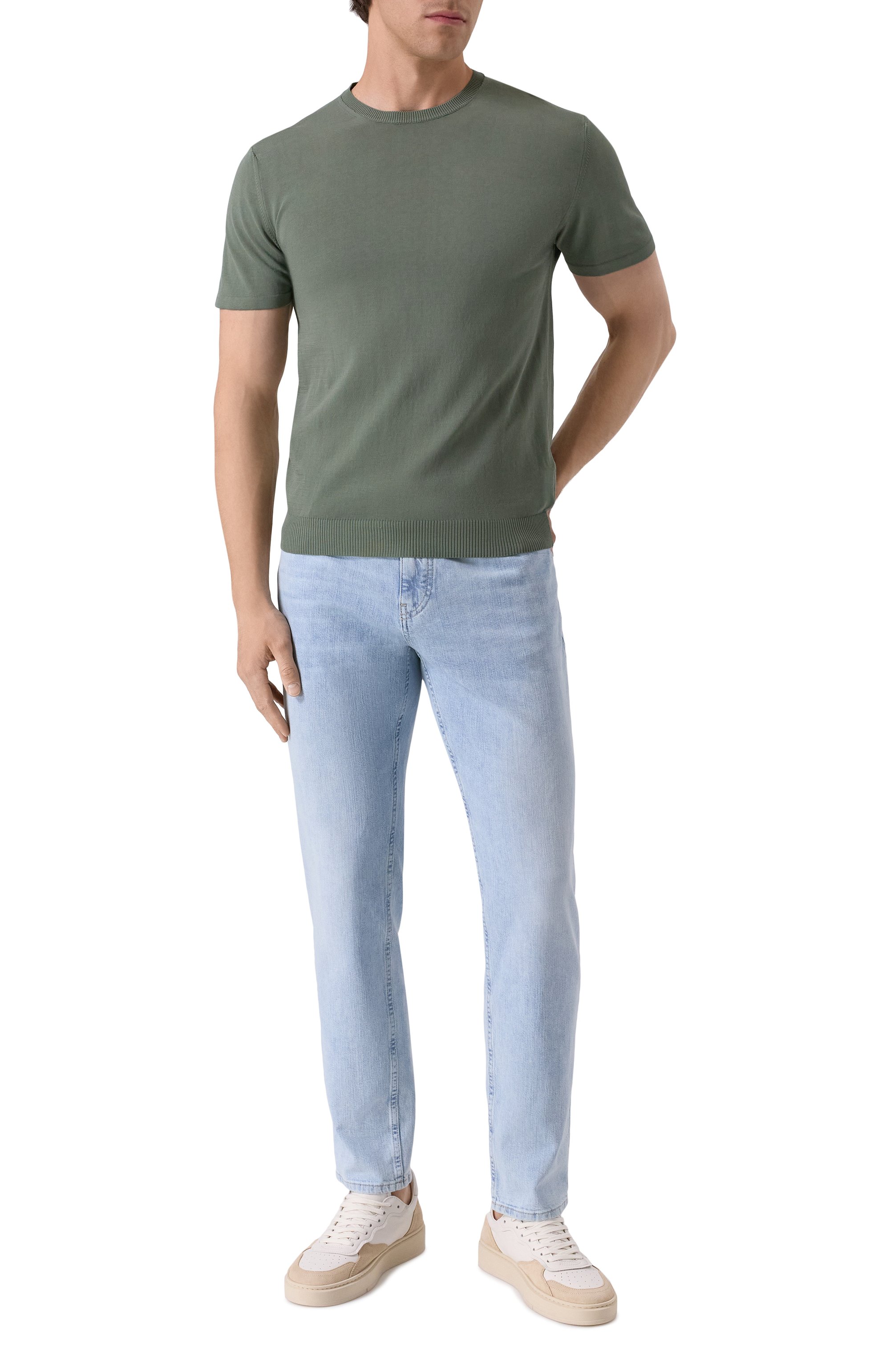 Хлопковый джемпер DANIELE FIESOLI, арт. DF0307, фото 2