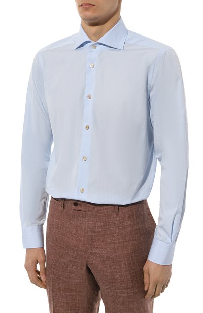 Хлопковая сорочка KITON, арт. UCCH0660102, фото 4