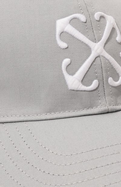 Хлопковая бейсболка OFF-WHITE, арт. 0MLB052S24FAB006, фото 4