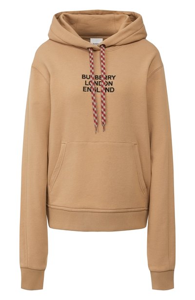 Женский хлопковое худи BURBERRY, арт. 8020832