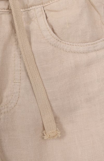 Льняные брюки IL GUFO, арт. P25PL195L6009/3M-9M, фото 3