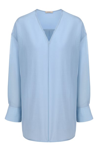 Блузка из хлопка и шелка 12 STOREEZ, арт. 125275, фото 1