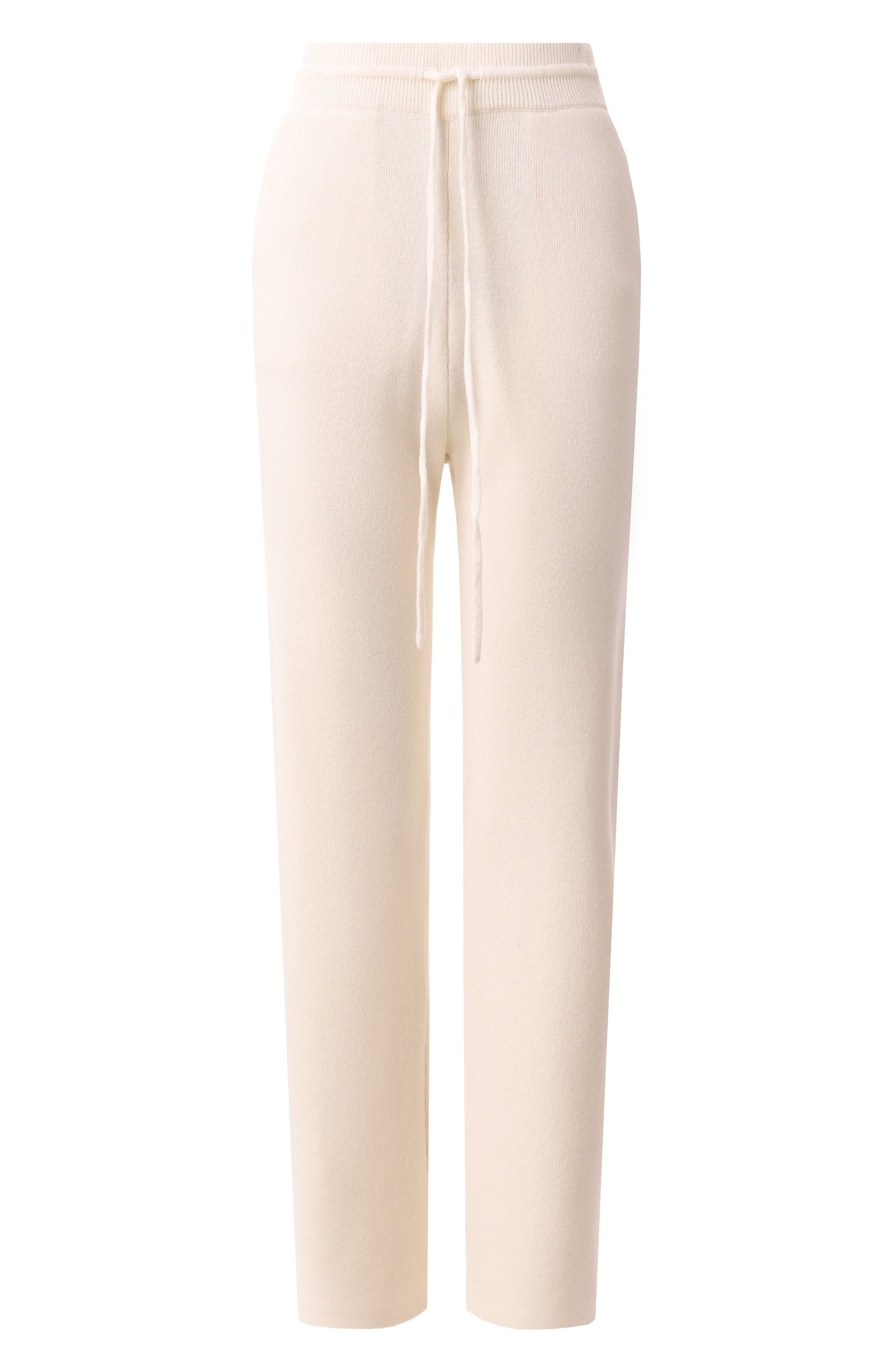 Кашемировые брюки EDOMO кремового цвета по цене 43900 руб., арт. T006010FW2324, фото 1 Кашемировые брюки EDOMO, арт. T006010FW2324, фото 1