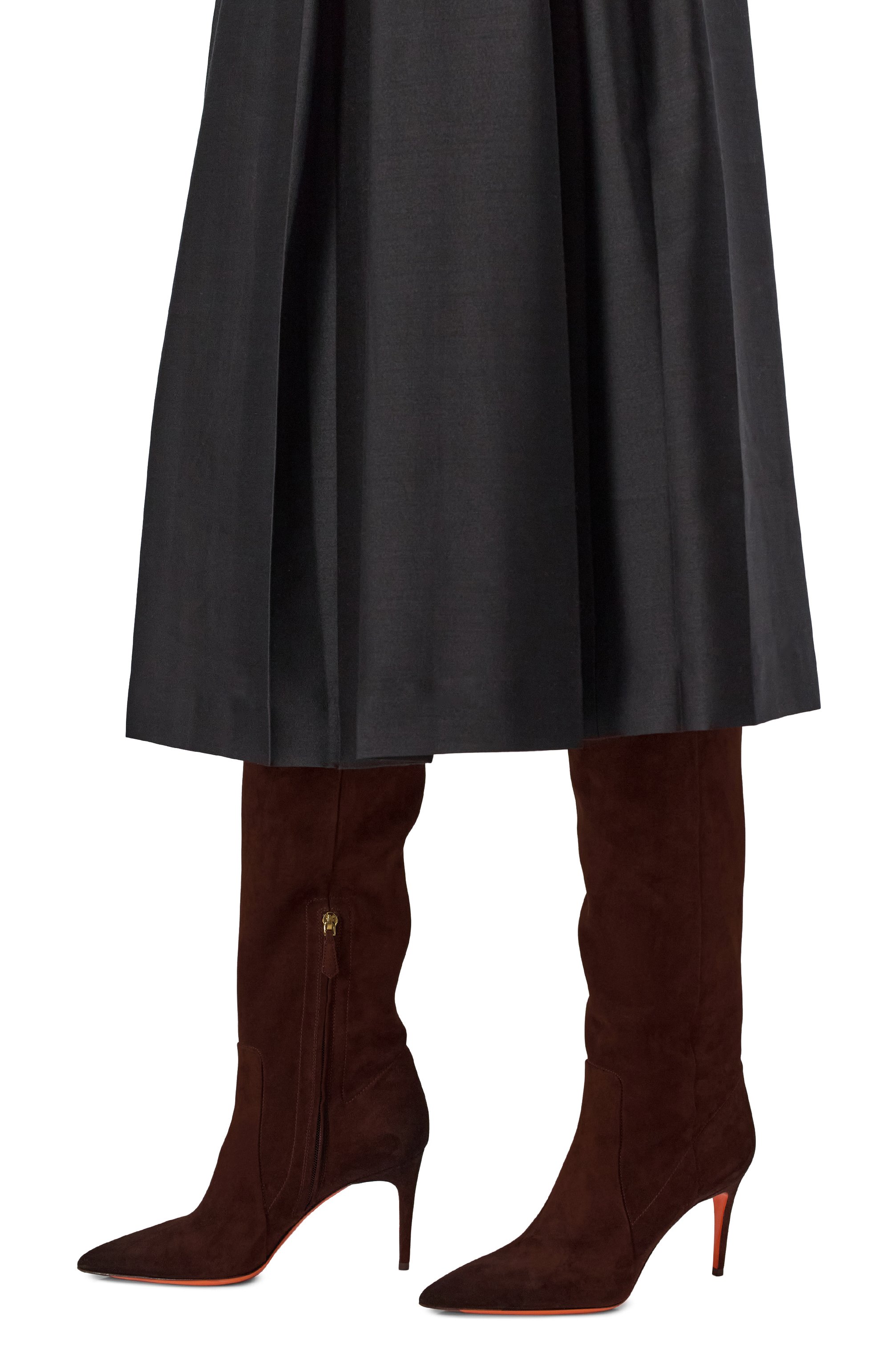 Замшевые сапоги SANTONI, арт. WSIG71836HI2SAEA, фото 3