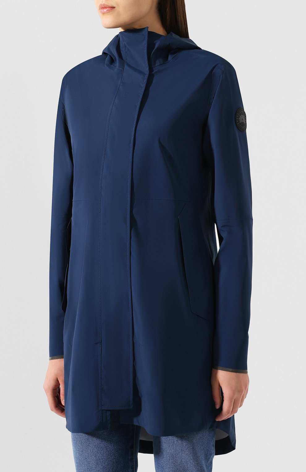 Плащ salida с капюшоном CANADA GOOSE темно-синего цвета по цене 73600 руб., арт. 5608LB, фото 3 Плащ salida с капюшоном CANADA GOOSE, арт. 5608LB, фото 3