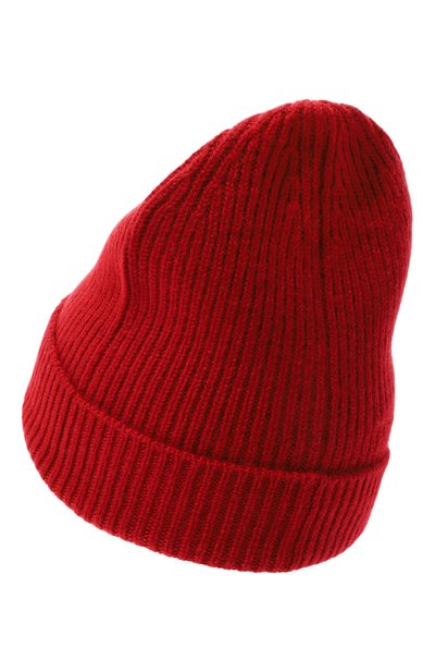 Кашемировая шапка TEGIN красного цвета по цене 13750 руб., арт. 5558-F30, фото 3 Кашемировая шапка TEGIN, арт. 5558-F30, фото 3