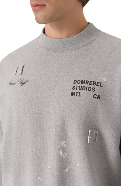 Хлопковый свитшот DOMREBEL, арт. M STAFF SWEATSHIRT, фото 5