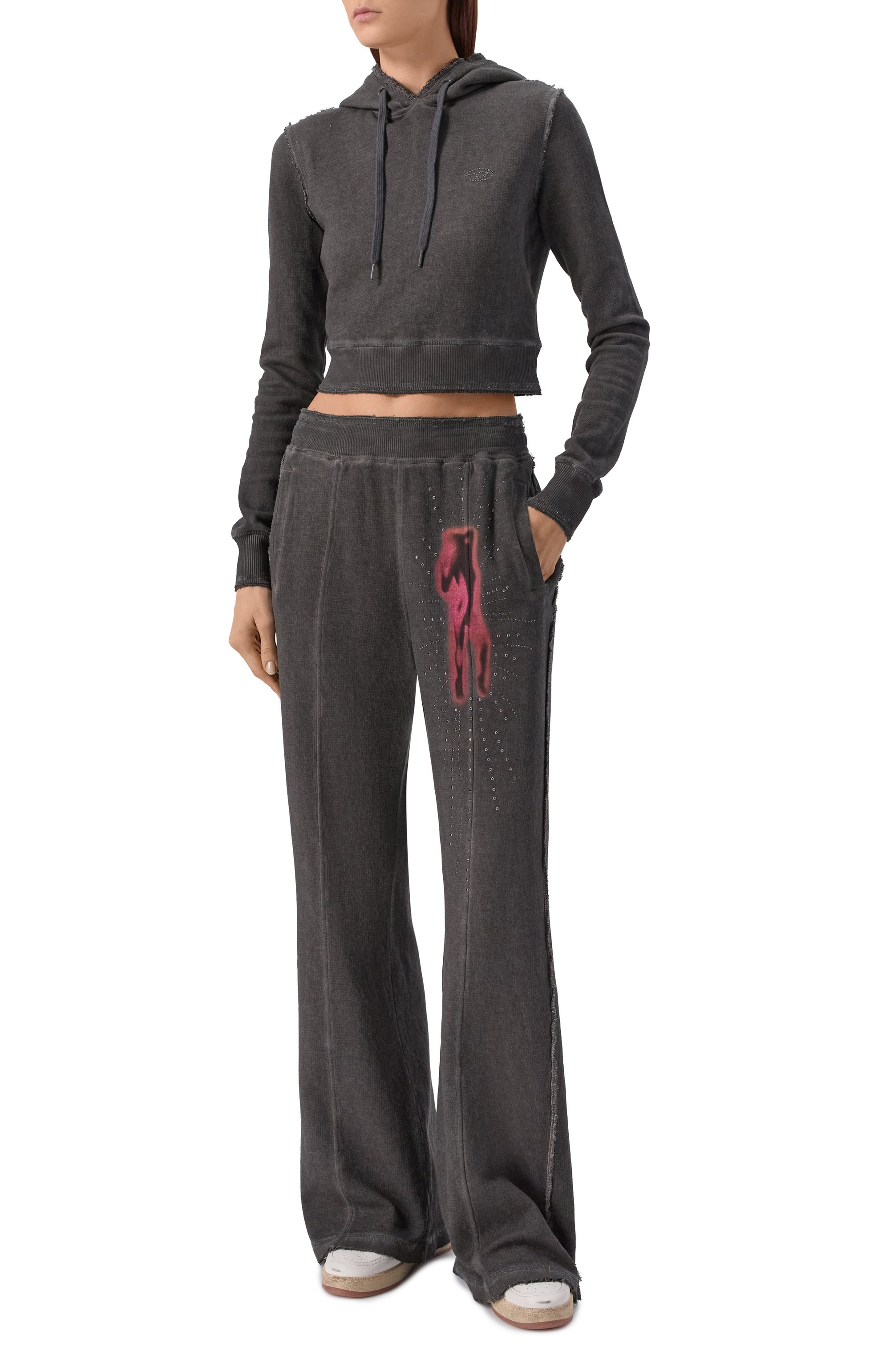 Хлопковое худи DIESEL, арт. A20989/0DCCD, фото 2