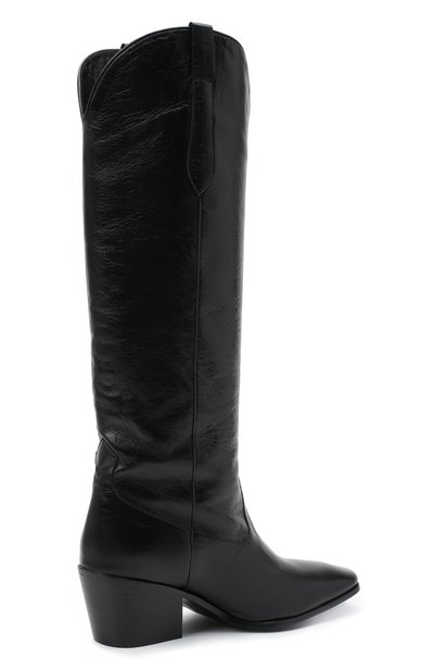 Кожаные сапоги willa BY FAR, арт. 20FWWLDBLCRE, фото 4