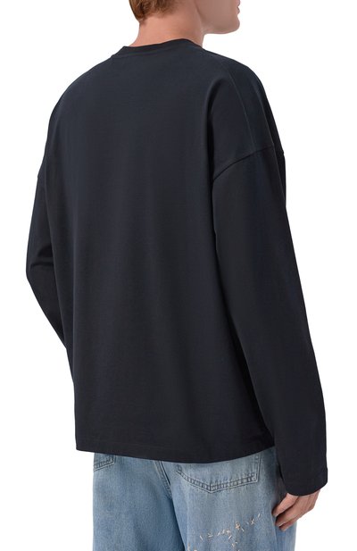 Хлопковый лонгслив JIL SANDER черного цвета по цене 59850 руб., арт. J22GC0278/J20348, фото 4 Хлопковый лонгслив JIL SANDER, арт. J22GC0278/J20348, фото 4