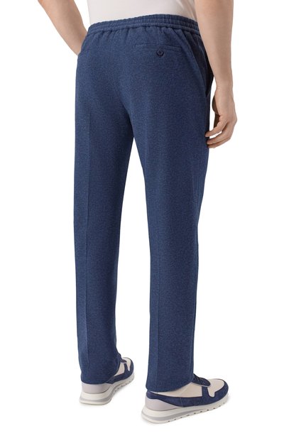 Брюки из хлопка и кашемира STEFANO RICCI синего цвета по цене 123000 руб., арт. M1T5300174/TE3001, фото 4 Брюки из хлопка и кашемира STEFANO RICCI, арт. M1T5300174/TE3001, фото 4