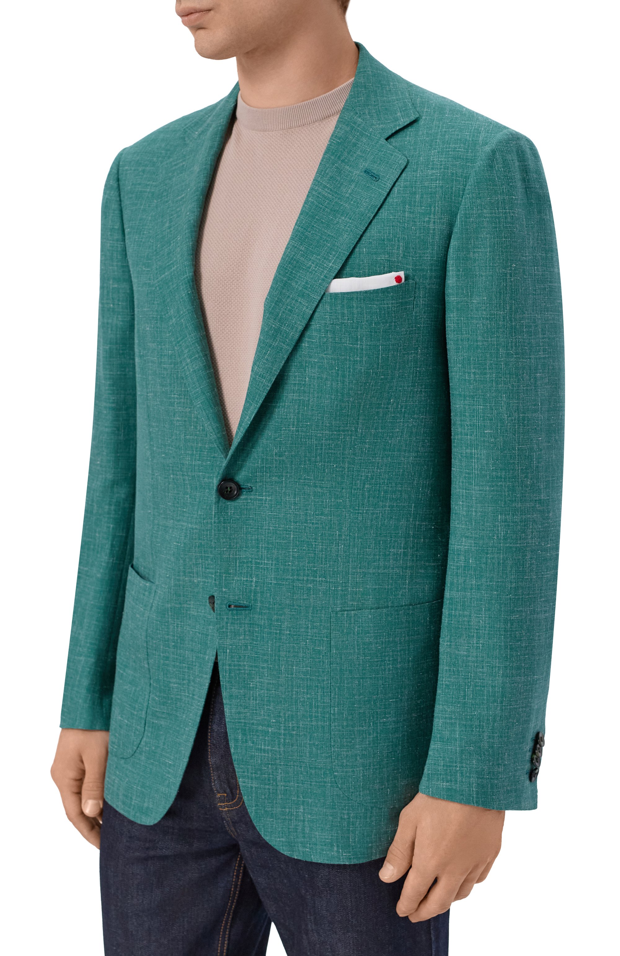 Пиджак из кашемира и шелка KITON, арт. UG81K0649G, фото 4
