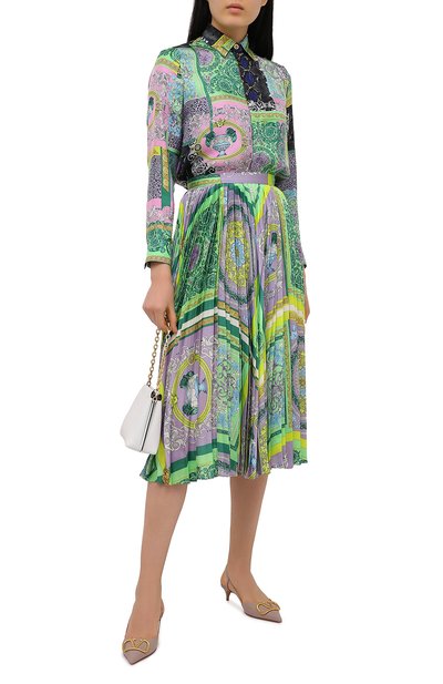 Плиссированная юбка VERSACE, арт. A88558/1F00387, фото 2