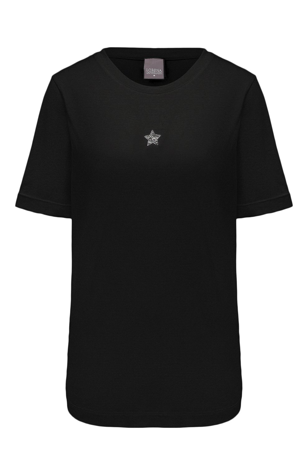 Хлопковая футболка LORENA ANTONIAZZI, арт. P2308TS24A/9999, фото 1