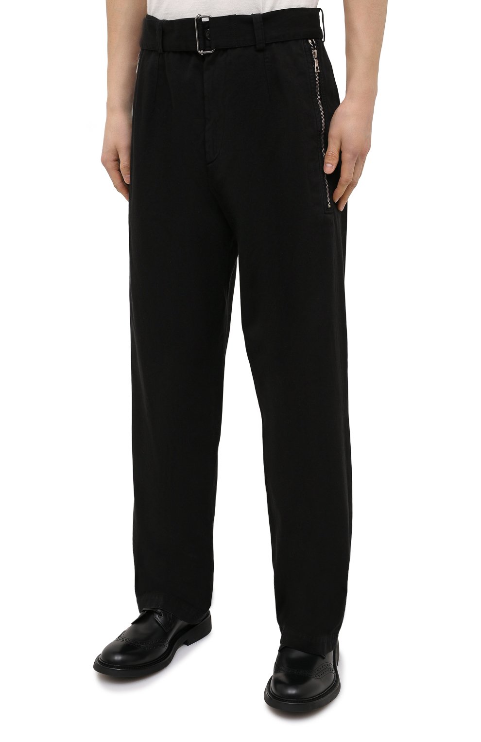 Хлопковые брюки DRIES VAN NOTEN, арт. 211-20934-2280, фото 3