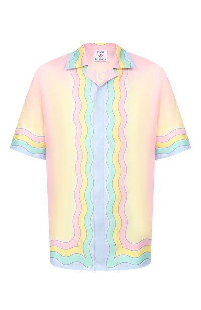 Мужская шелковая рубашка CASABLANCA, арт. M-SP26-SH-003-03