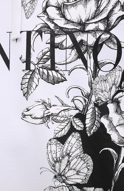 Хлопковое худи VALENTINO, арт. WV3MF19I7L6, фото 5