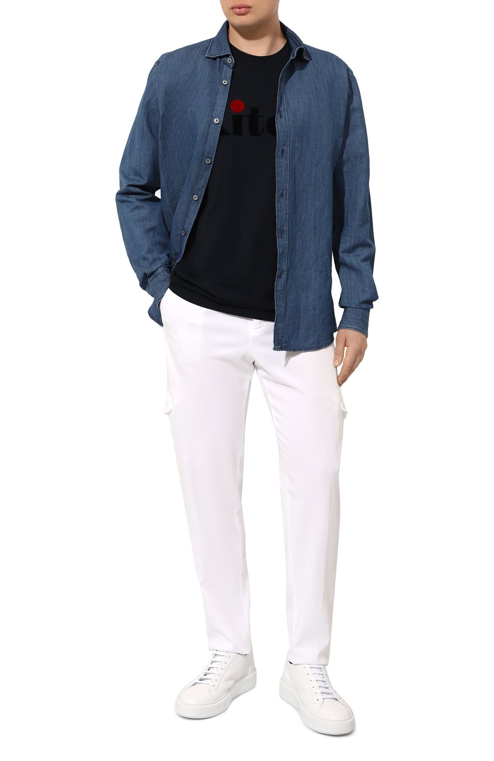 Хлопковая футболка KITON, арт. UMK0490, фото 2