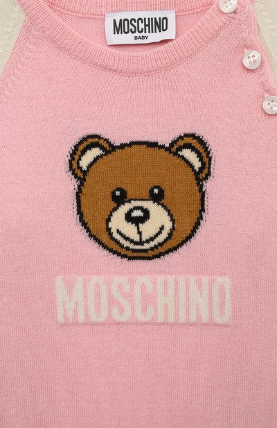 Комбинезон из хлопка и шерсти MOSCHINO, арт. MUT03Y/LHE43, фото 3