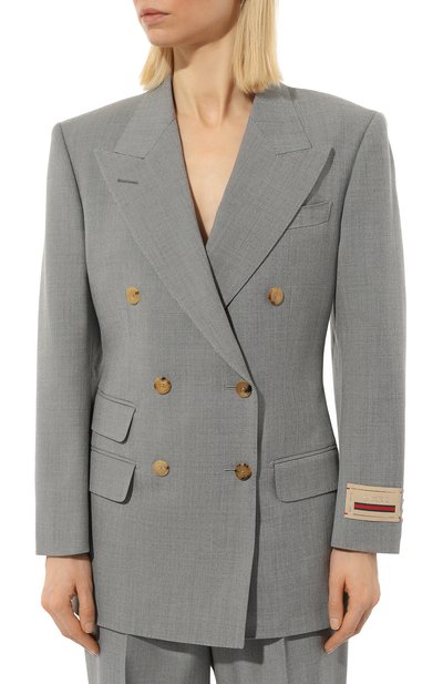 Шерстяной жакет GUCCI, арт. 669528 ZACFE, фото 3