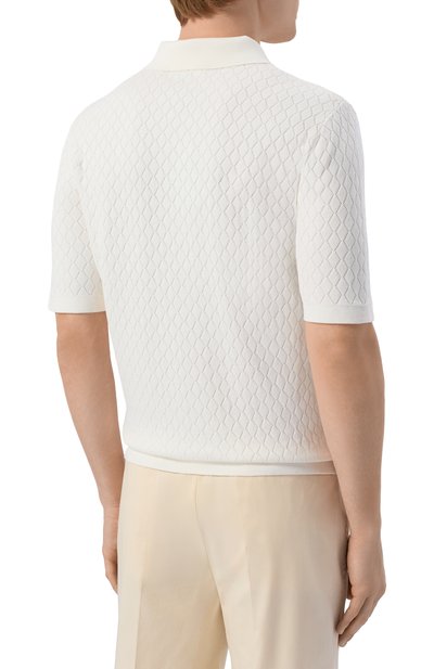 Поло из шелка и хлопка MVST, арт. M26.2PM.K127/Y205 R0MBI 3D, фото 4