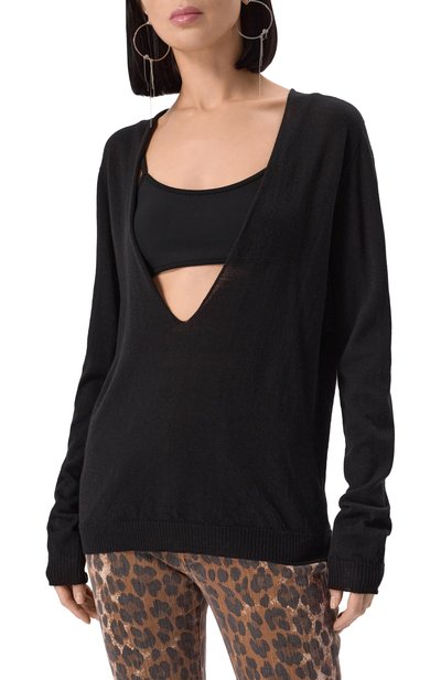 Шерстяной пуловер RICK OWENS, арт. RP01E7668/M, фото 3