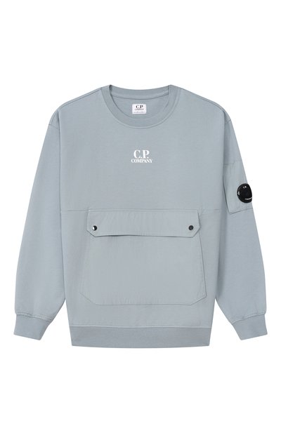 Хлопковый свитшот C.P. COMPANY, арт. CUF01U/LCC02