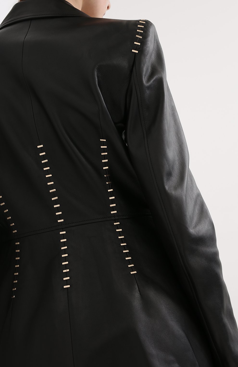 Кожаный жакет ALEXANDER MCQUEEN, арт. 633542/Q5AD9, фото 4