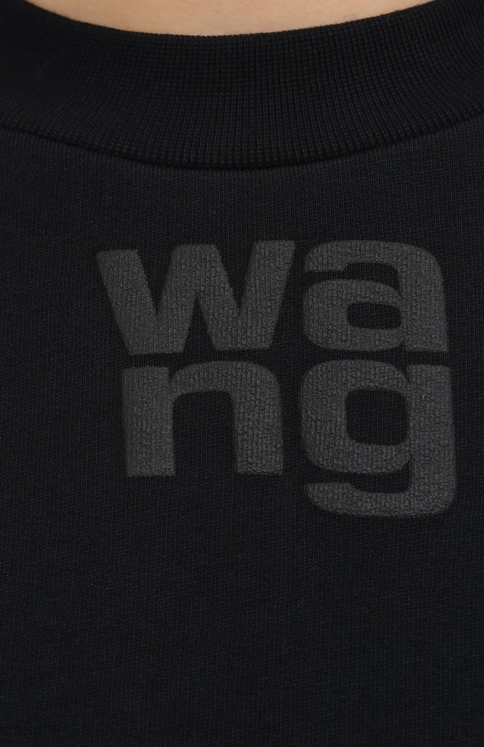 Хлопковый свитшот ALEXANDERWANG.T черного цвета по цене 18900 руб., арт. 4CC1201157, фото 5 Хлопковый свитшот ALEXANDERWANG.T, арт. 4CC1201157, фото 5