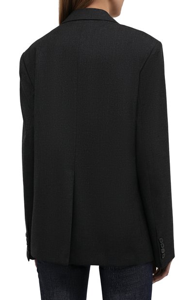 Шерстяной жакет DRIES VAN NOTEN темно-серого цвета по цене 105500 руб., арт. 212-010418-3183, фото 4 Шерстяной жакет DRIES VAN NOTEN, арт. 212-010418-3183, фото 4