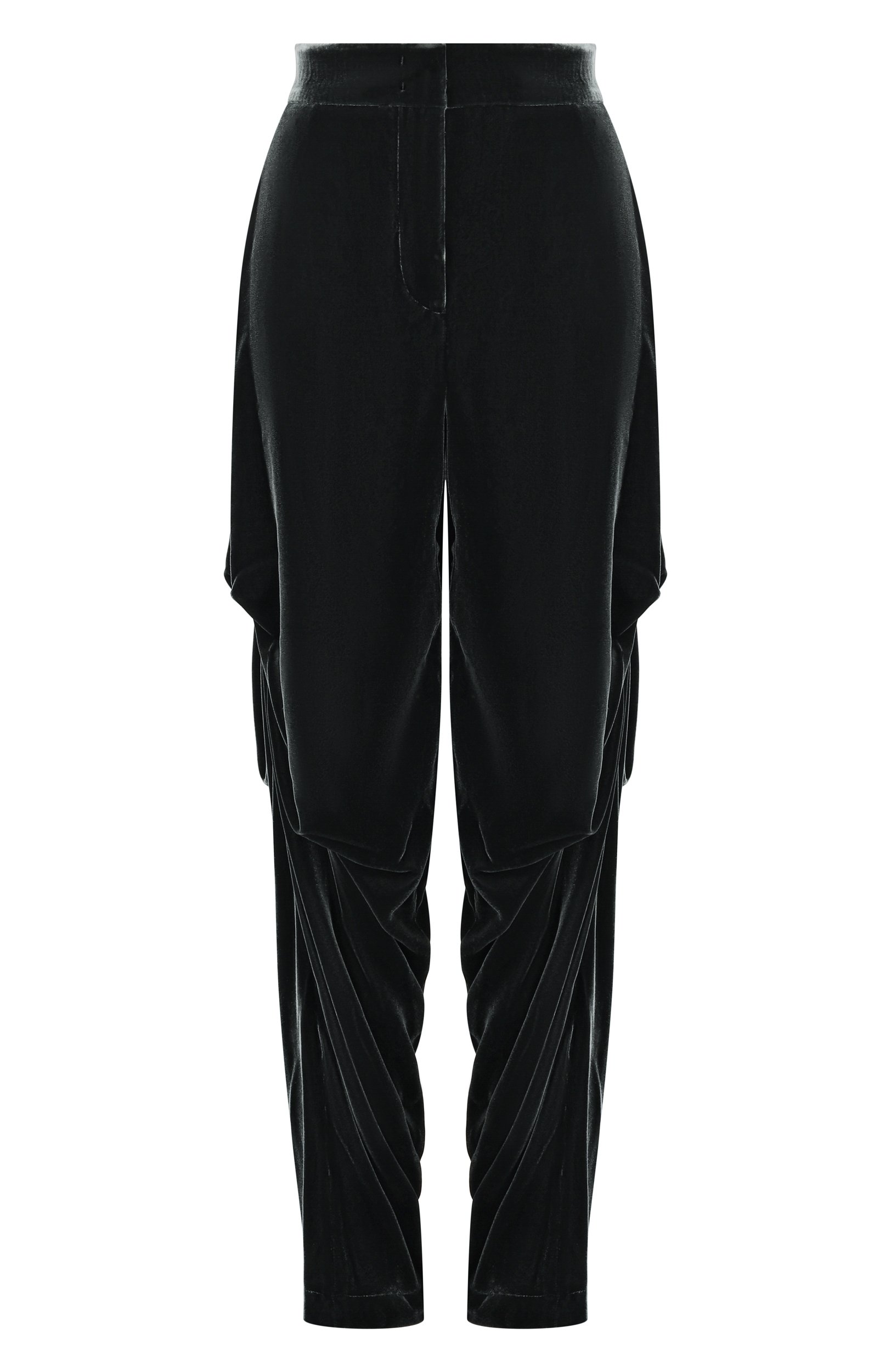 Бархатные брюки GIORGIO ARMANI темно-серого цвета по цене 399500 руб., арт. GW003535/TE10831, фото 1 Бархатные брюки GIORGIO ARMANI, арт. GW003535/TE10831, фото 1