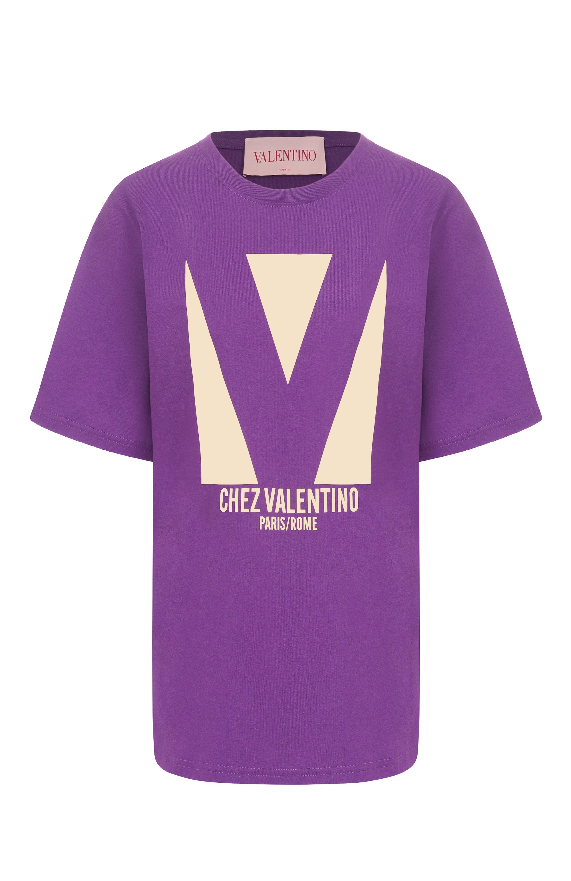 Хлопковая футболка VALENTINO, арт. 6B3MG24H95W, фото 1