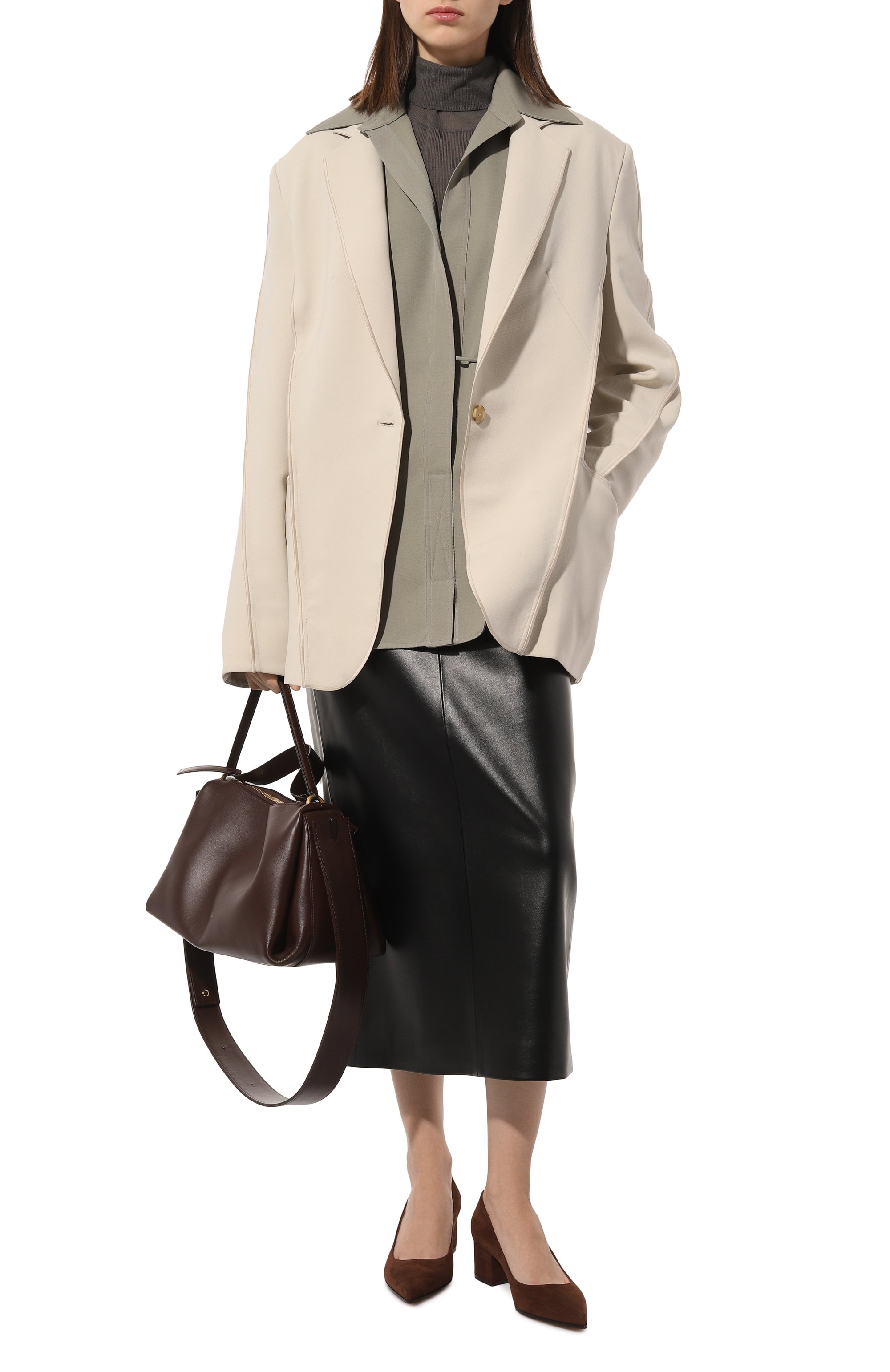 Замшевые туфли piper GIANVITO ROSSI, арт. G22171.45RIC.CAMBR0W, фото 2