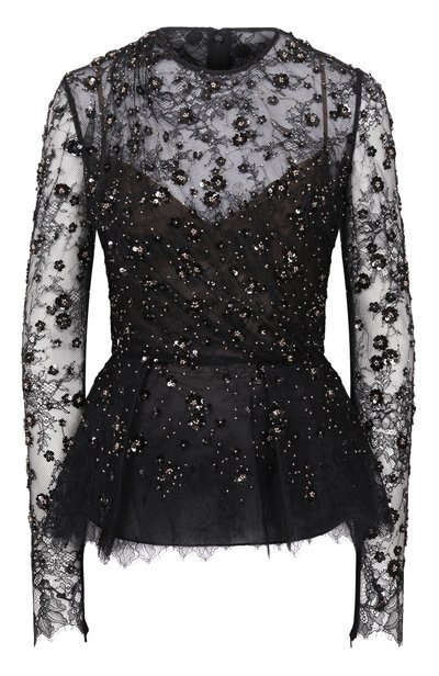 Женский топ с отделкой пайетками ELIE SAAB, арт. T0415NP26/LAE04