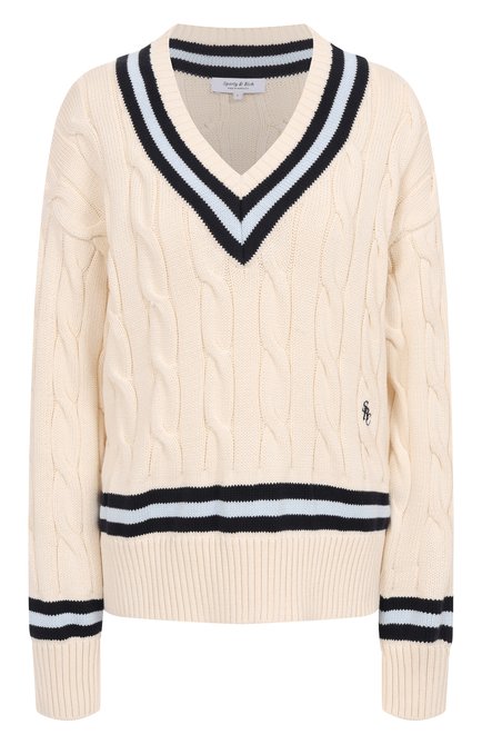 Женский хлопковый свитер SPORTY AND RICH, арт. WS011602302WH38