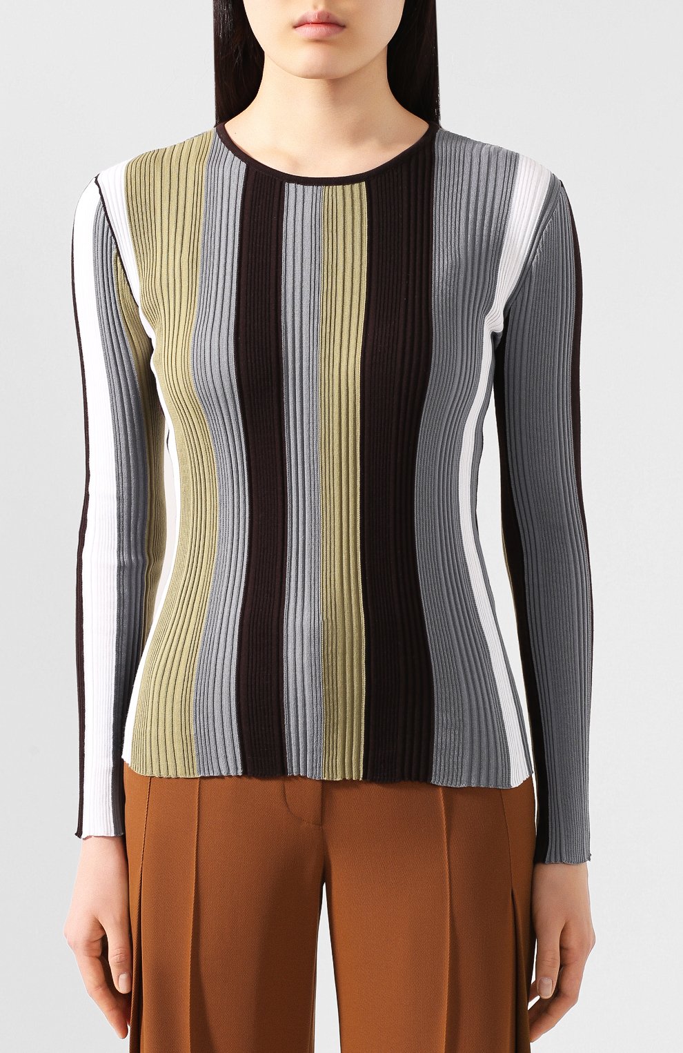 Хлопковый пуловер LOEWE, арт. S540333XB0, фото 3