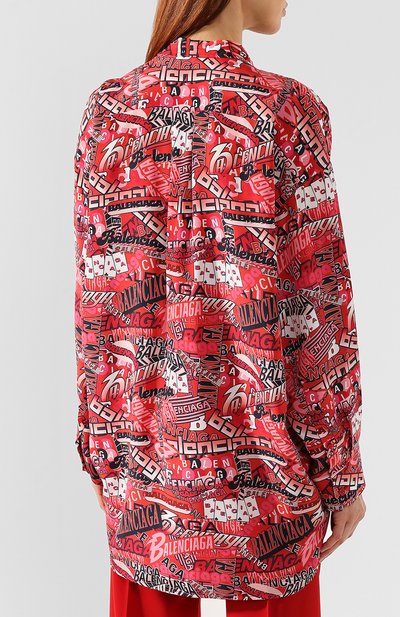 Шелковая блузка BALENCIAGA, арт. 571280/TELG1, фото 4